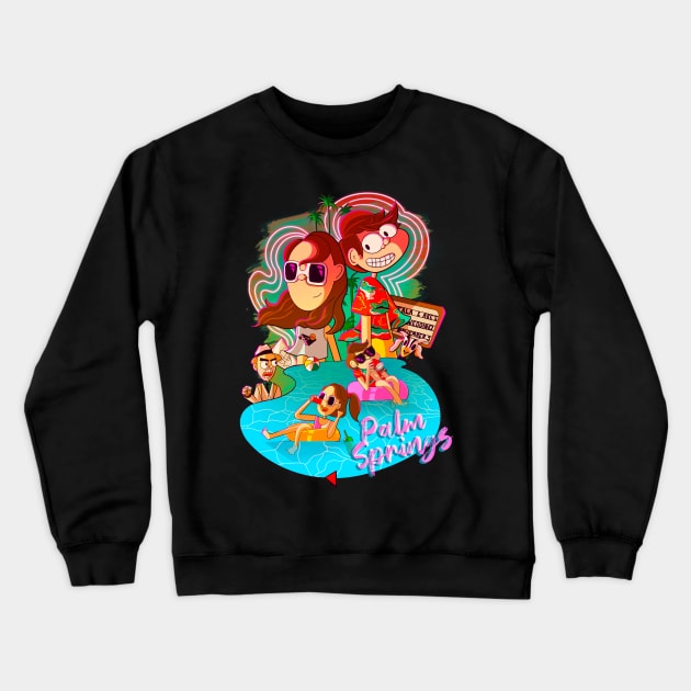 Palm Springs Crewneck Sweatshirt by themunchkinboutique